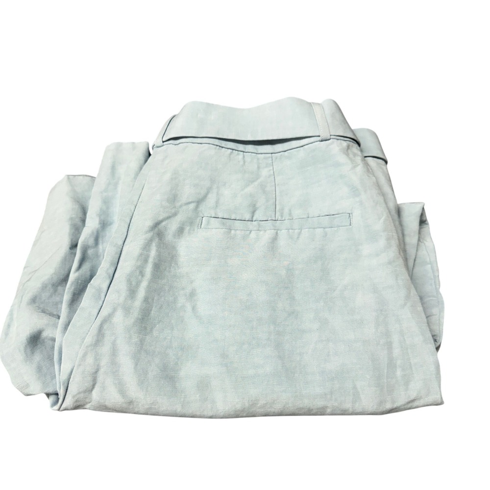 Banana Republic Pants Womens 14 (37x28) Seamed Peg Bali Blue High Rise‎ Barrel